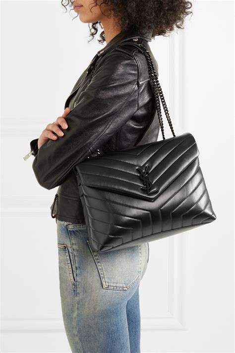 loulou medium in quilted leather 